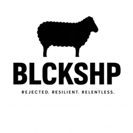 BLCKSHP REJECTED. RESILIENT. RELENTLESS. logo