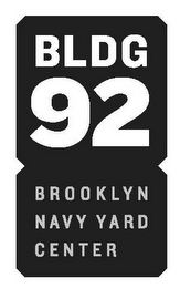 BLDG 92 BROOKLYN NAVY YARD CENTER logo