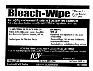 BLEACH-WIPE logo