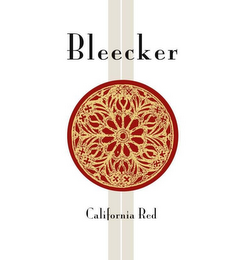 BLEECKER CALIFORNIA RED logo