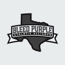 BLEED PURPLE ATHLETIC ALLIANCE logo