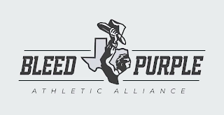 BLEED PURPLE ATHLETIC ALLIANCE logo