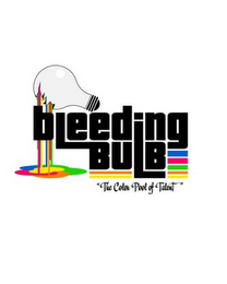 BLEEDING BULB "THE COLOR POOL OF TALENT" logo