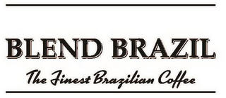 BLEND BRAZIL THE FINEST BRAZILIAN COFFEE logo