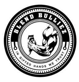 BLEND BULLIEZ  IN GIFTED HANDS WE TRUST logo