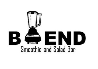 BLEND SMOOTHIE AND SALAD BAR logo