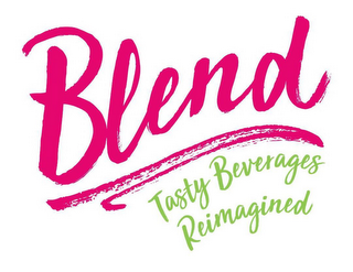 BLEND TASTY BEVERAGES REIMAGINED logo