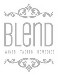 BLEND WINES TASTES REMEDIES logo