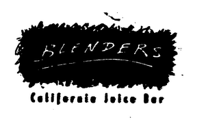 BLENDERS CALIFORNIA JUICE BAR logo