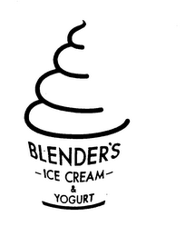 BLENDER'S ICE CREAM & YOGURT logo