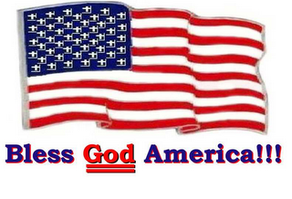 BLESS GOD AMERICA logo