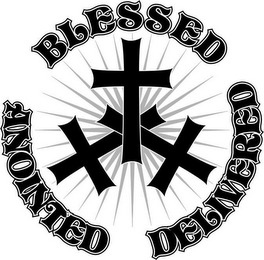 BLESSED ANOINTED DELIVERED logo