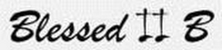 BLESSED II B logo