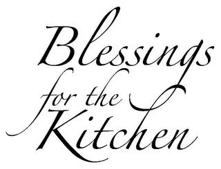 BLESSINGS FOR THE KITCHEN logo
