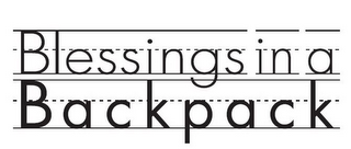 BLESSINGS IN A BACKPACK logo