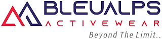 BLEUALPS ACTIVEWEAR BEYOND THE LIMIT.. logo