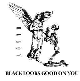 BLGOY BLACK LOOKS GOOD ON YOU logo