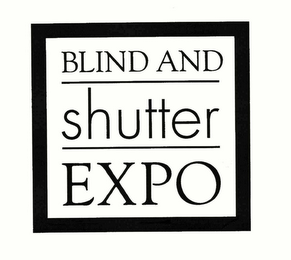 BLIND AND SHUTTER EXPO logo
