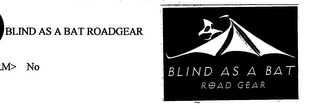 BLIND AS A BAT ROAD GEAR logo