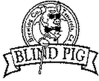 BLIND PIG BREWING CO. TEMECULA, CA logo
