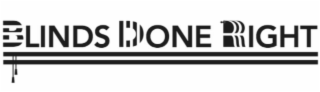 BLINDS DONE RIGHT logo