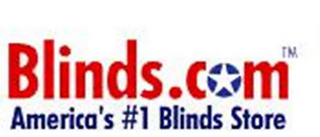BLINDS.COM AMERICA'S #1 BLINDS STORE logo