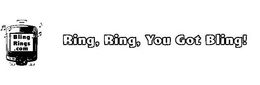 BLING RINGS.COM RING, RING, YOU GOT BLING! logo