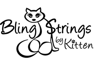 BLING STRINGS BY KITTEN logo