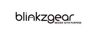 BLINKZGEAR DESIGN WITH PURPOSE logo