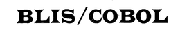 BLIS/COBOL logo