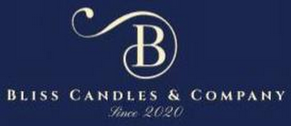 BLISS CANDLES AND COMPANY SINCE 2020 logo