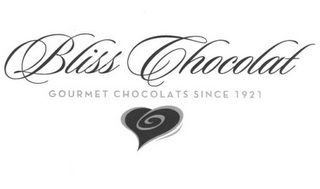 BLISS CHOCOLAT GOURMET CHOCOLATS SINCE 1921 logo