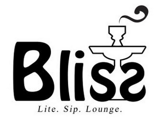 BLISS LITE. SIP. LOUNGE. logo