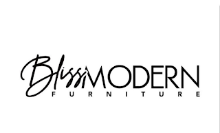 BLISS MODERN FURNITURE logo
