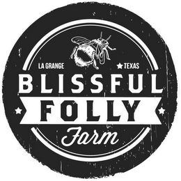 BLISSFUL FOLLY FARM LA GRANGE TEXAS logo