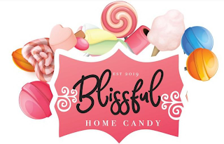 BLISSFUL HOME CANDY EST. 2019 logo