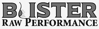 BLISTER RAW PERFORMANCE logo