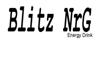 BLITZ NRG ENERGY DRINK logo