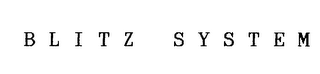 BLITZ SYSTEM logo