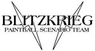 BLITZKRIEG PAINTBALL SCENARIO TEAM logo