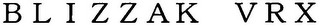 BLIZZAK VRX logo