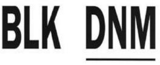 BLK DNM logo