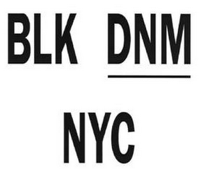 BLK DNM NYC logo