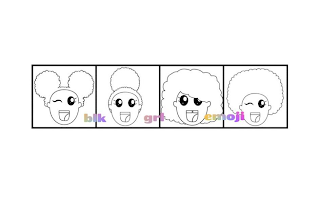 BLK GRL EMOJI logo