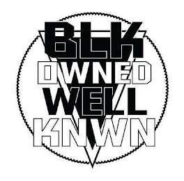 BLK OWNED WELL KNWN logo