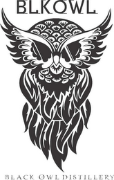 BLKOWL BLACK OWL DISTILLERY logo