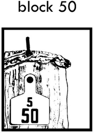 BLOCK 50 5 50 logo