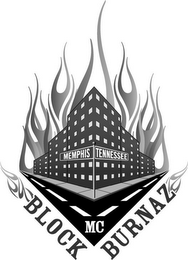 BLOCK BURNAZ MC MEMPHIS TENNESSEE logo