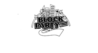 BLOCK PARTY BLOCKBUSTER ENTERTAINMENT logo