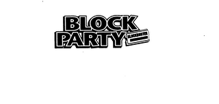 BLOCK PARTY BLOCKBUSTER ENTERTAINMENT logo